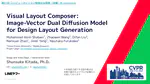 [Journal Club] Visual Layout Composer: Image-Vector Dual Diffusion Model for Design Layout Generation (CVPR'24)
