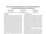 Expressions Causing Differences in Emotion Recognition in Social Networking Service Documents