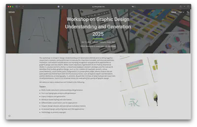 GDUG workshop page