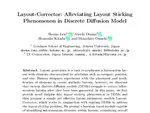 Layout-Corrector: Alleviating Layout Sticking Phenomenon in Discrete Diffusion Model