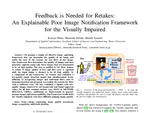 Feedback is Needed for Retakes: An Explainable Poor Image Notification Framework for the Visually Impaired