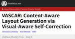 VASCAR: Content-Aware Layout Generation via Visual-Aware Self-Correction